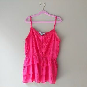 XXI Lace Ruffled Cami